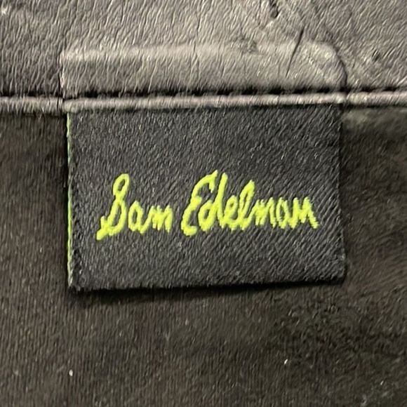 SAM EDELMAN Genuine Leather Wide Calf Penny2 Riding Boots Women’s Sz 8.5W Black - Picture 11 of 15